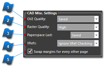 CAD Misc. Settings