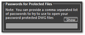 Passwords for Protected Files