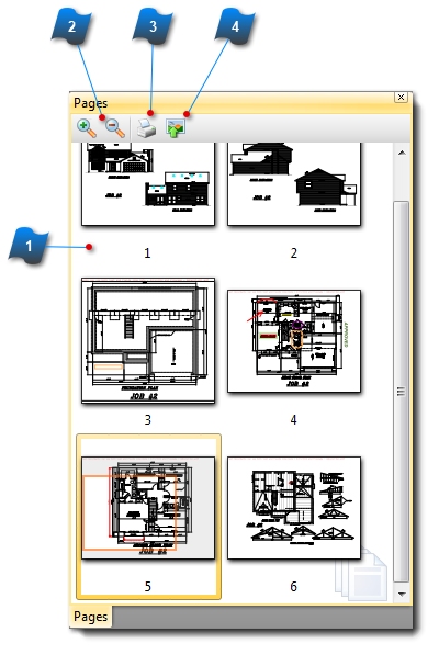 Page Thumbnails Pane