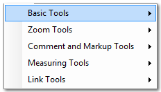 1.  Tools Menu